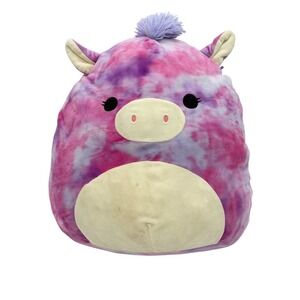 Kellytoy Squishmallow Willow the Pegasus 16" Plush Toy Tie Dye Pink Purple Wings
